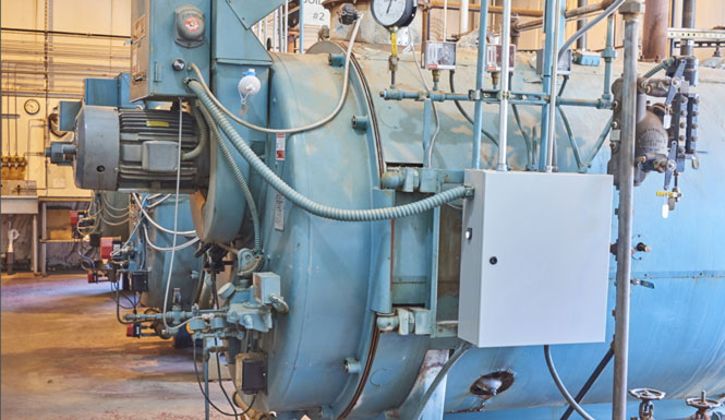 Firetube boiler controls retrofit