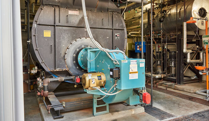 Cleaver-Brooks model E burner retrofit