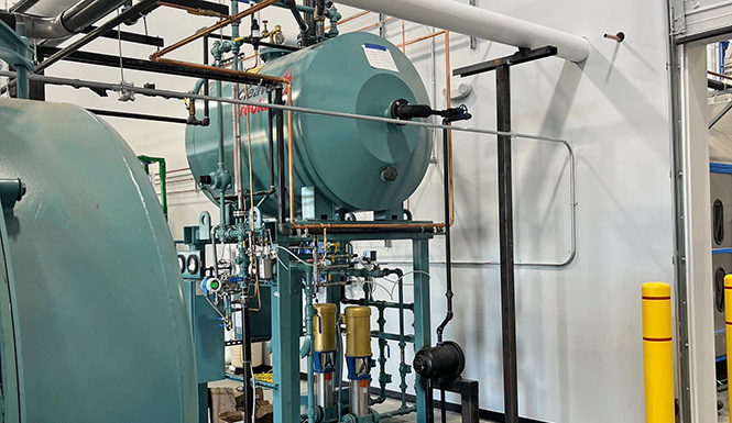 Cleaver-Brooks deaerator installation