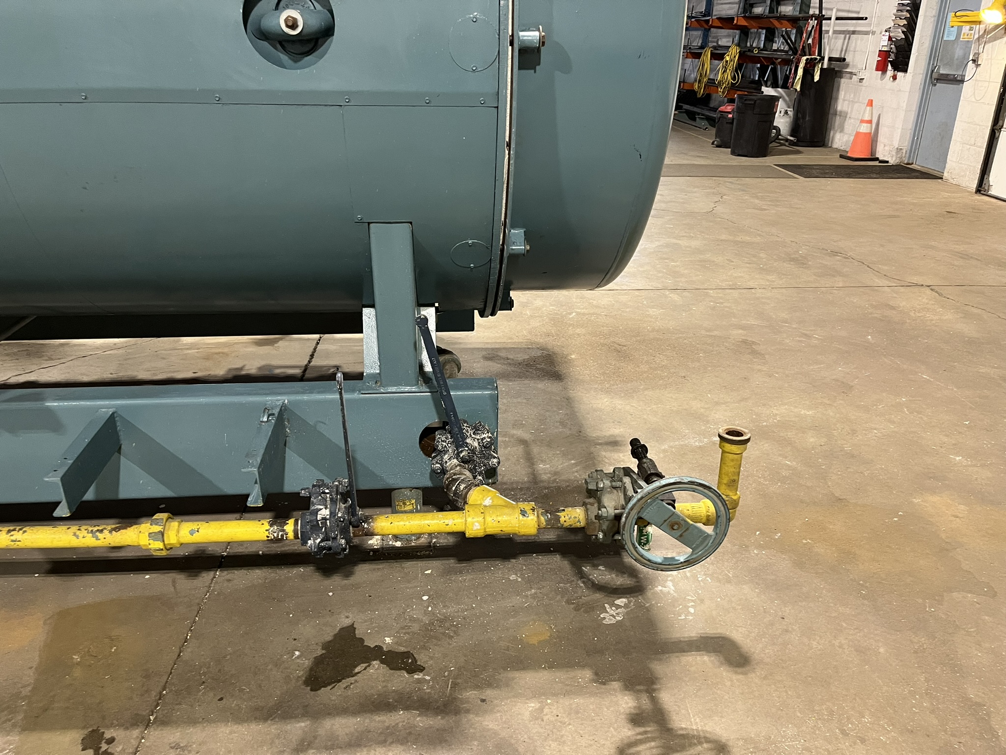 Used 200 HP Firetube Steam Boiler