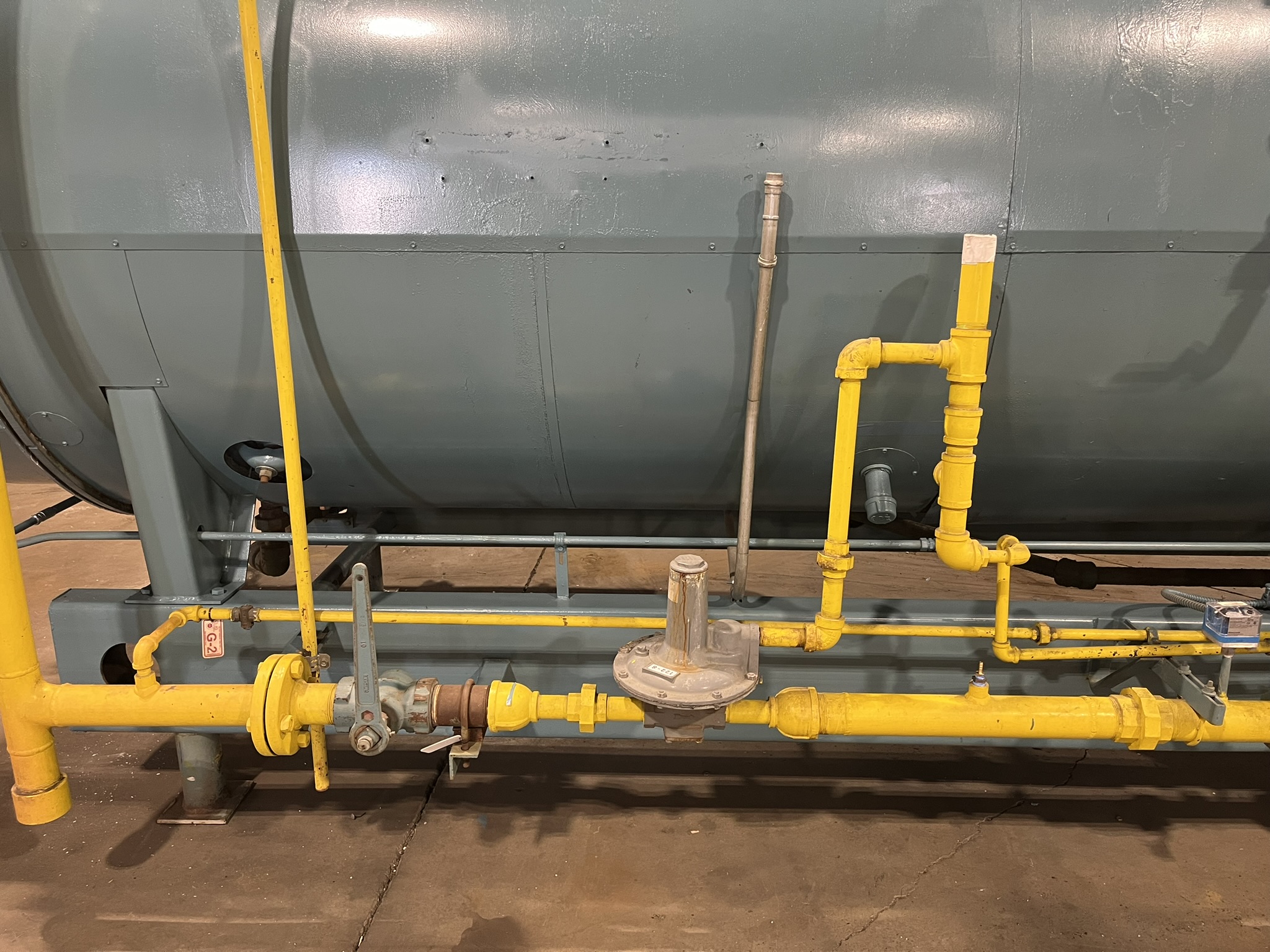 Used 200 HP Firetube Steam Boiler