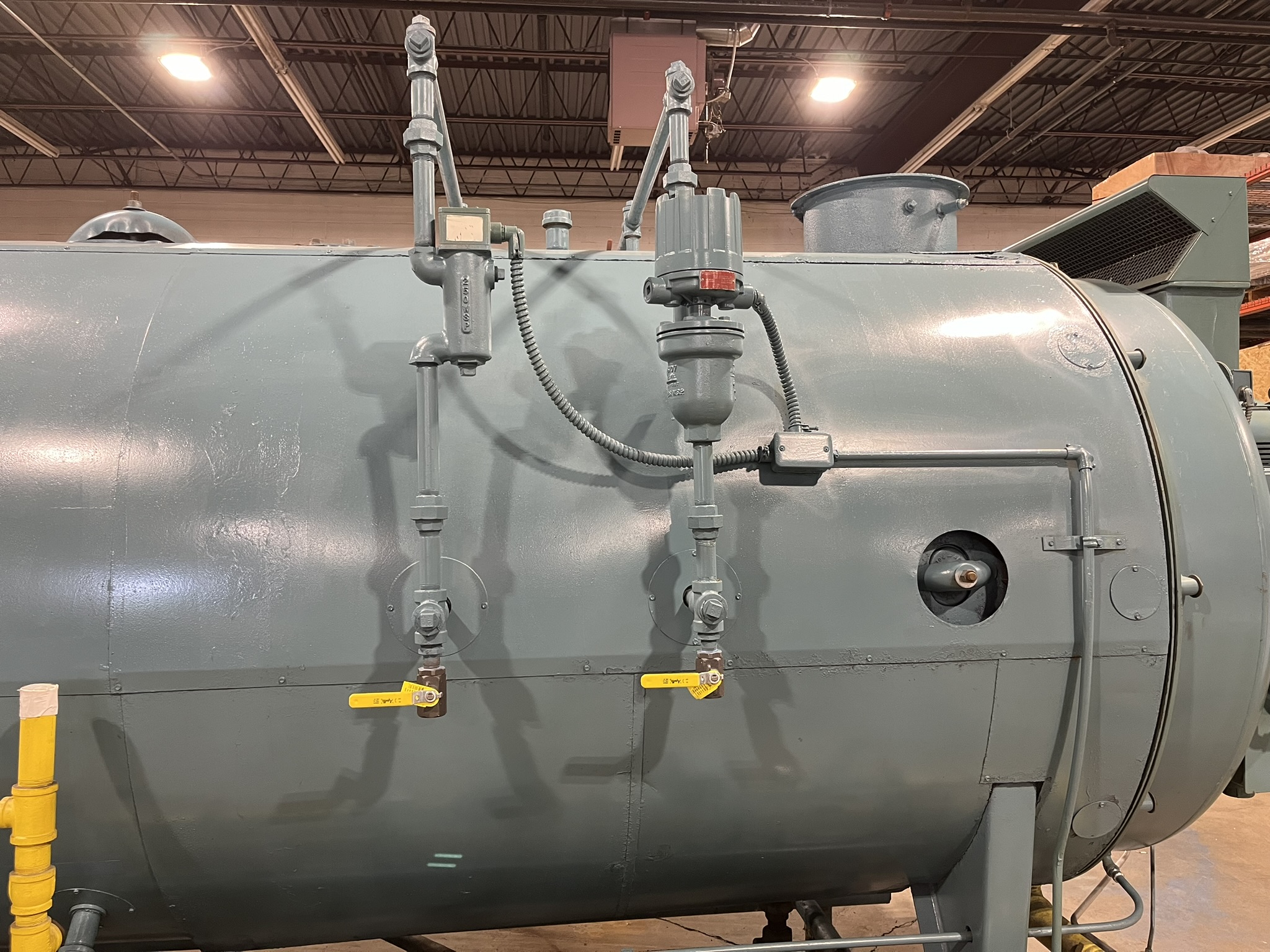 Used 200 HP Firetube Steam Boiler