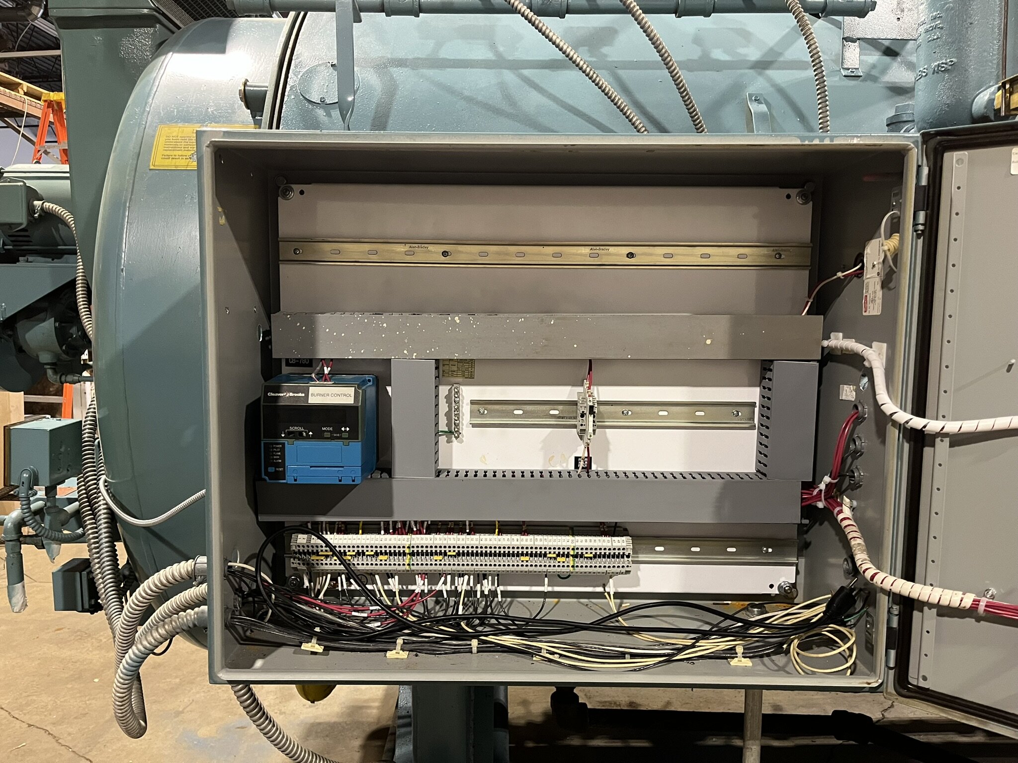 Used 200 HP Firetube Steam Boiler
