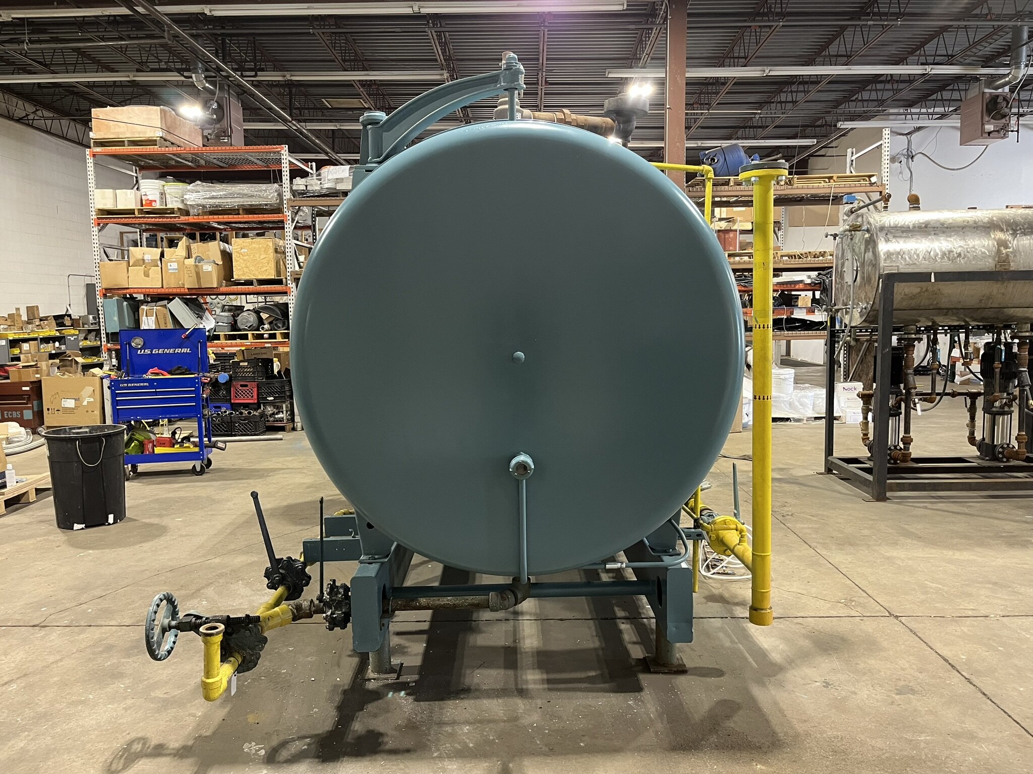 Used 200 HP Firetube Steam Boiler