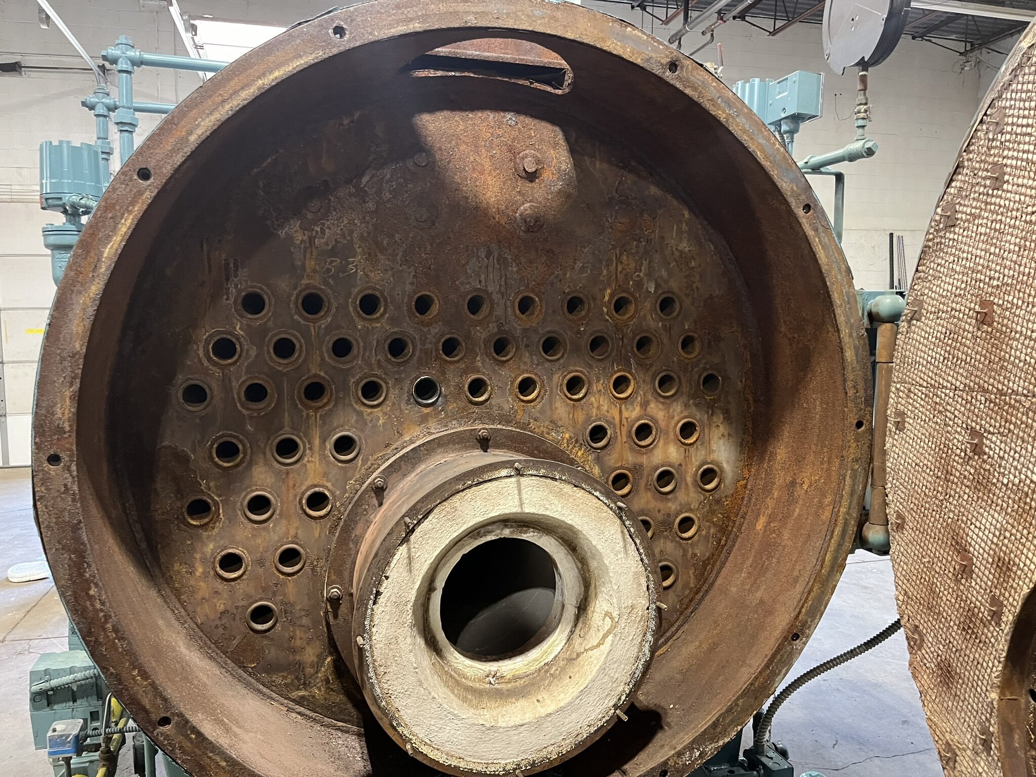 Used 200 HP Firetube Steam Boiler