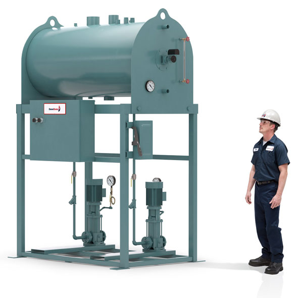 Cleaver-Brooks boiler feed system