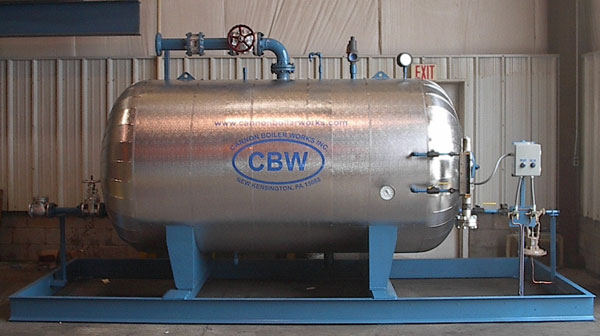 Cannon Boiler Works steam accumulator
