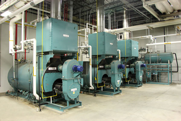 Energy Control integrated boiler installation
