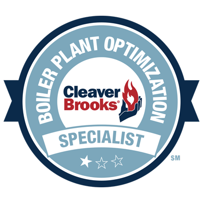 Cleaver-Brooks Boiler Plant Optimization Specialist medallion